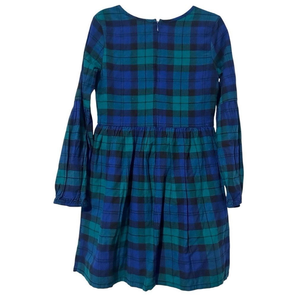Gap Kids Plaid Long-Sleeve Dress Size Medium (8) Holiday & Winter Style - Picture 3 of 4